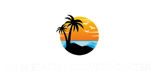 Palm Beach Recovery Center Logo in White